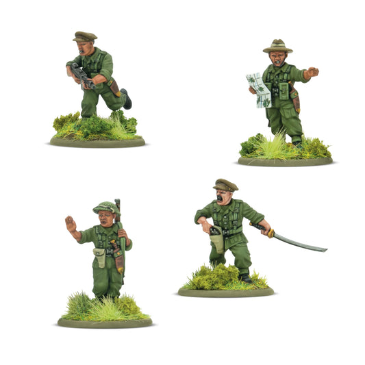 Bolt Action: Gurkha platoon commanders