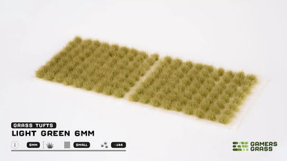 Gamers Grass: Light Green 6mm Wild Grass Small Tufts