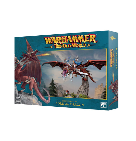 Warhammer The Old World - High Elf Realms, Lord on Dragon