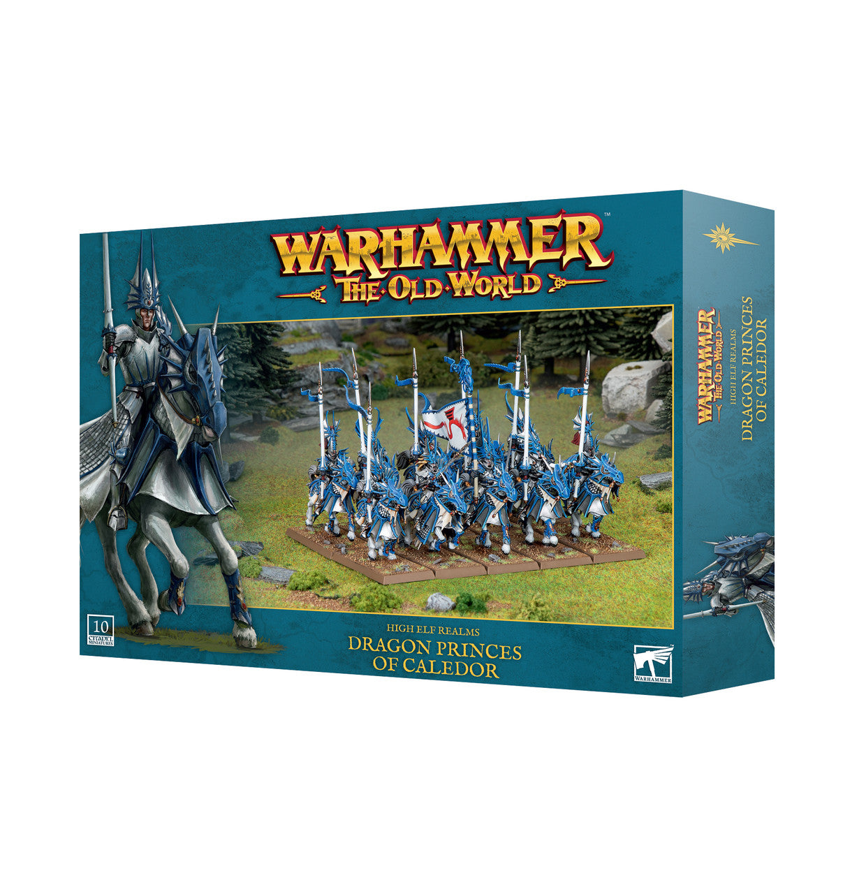 Warhammer The Old World - High Elves, Dragon Princes of Caledor