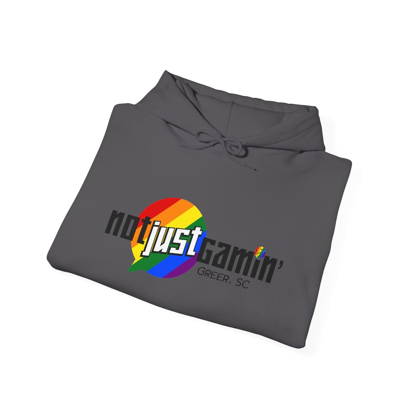 Not Just Gamin' Pride Unisex Heavy Blend™ Hooded Sweatshirt