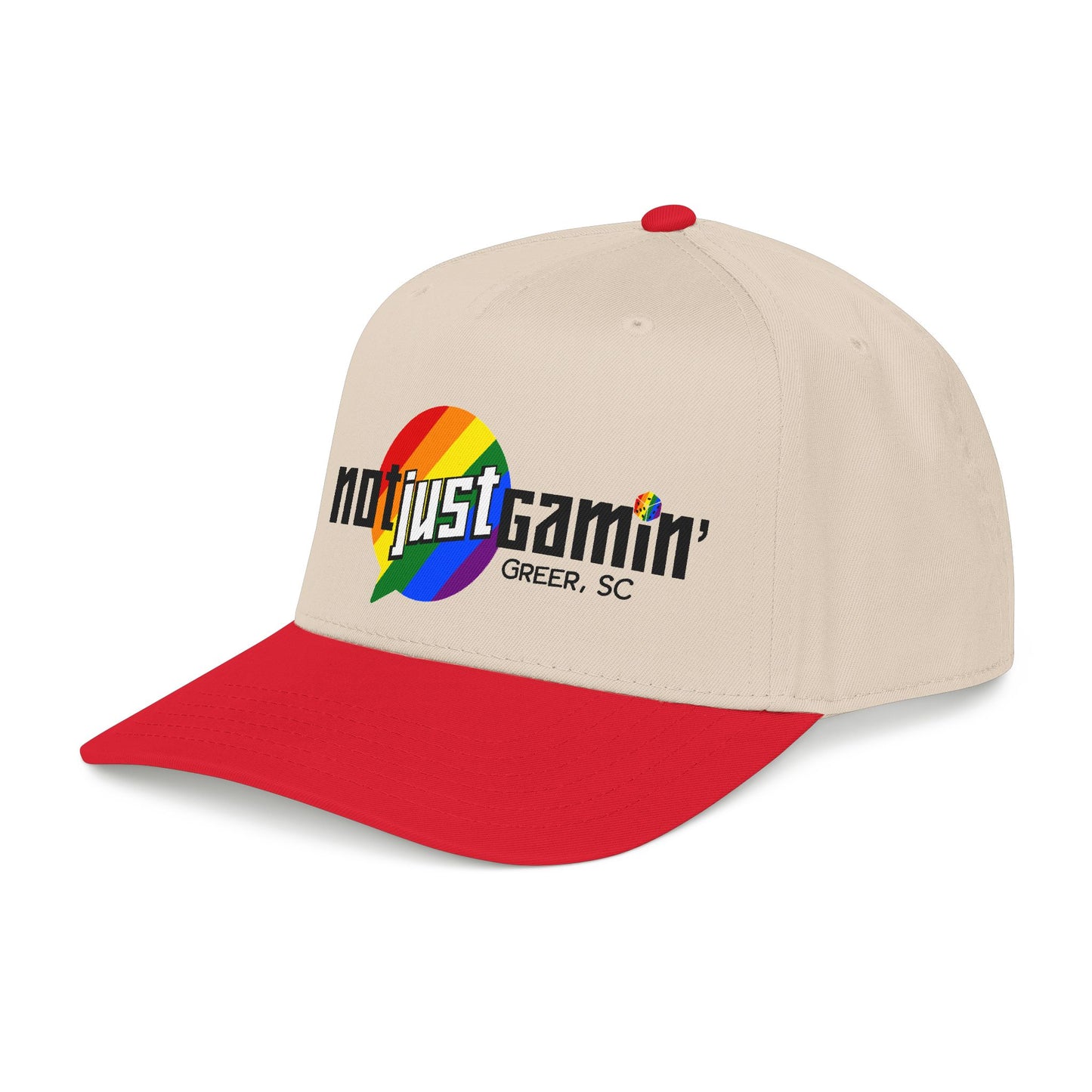 Not Just Gamín' Pride Baseball Cap