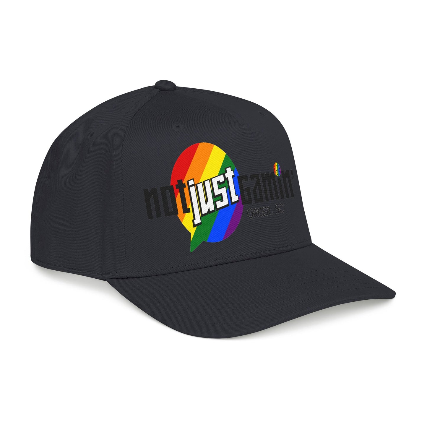 Not Just Gamín' Pride Baseball Cap