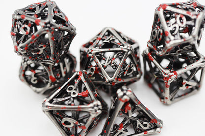 Foam Brain - Vampire Bones - Hollow Metal RPG Dice Set