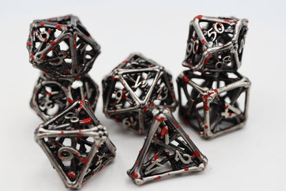 Foam Brain - Vampire Bones - Hollow Metal RPG Dice Set