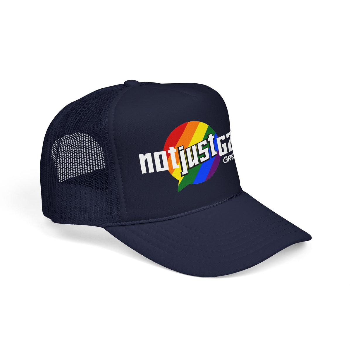 Not Just Gamin' Pride Foam Trucker Hat