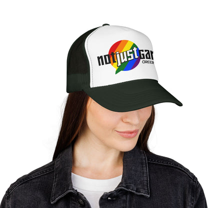 Not Just Gamin' Pride Foam Trucker Hat