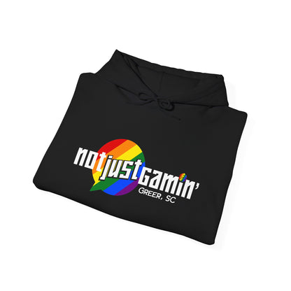 Not Just Gamin' Pride Unisex Heavy Blend™ Hooded Sweatshirt
