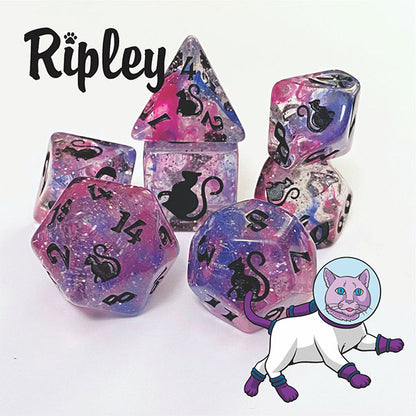 Kitty Clacks: Ripley 7-Dice Set