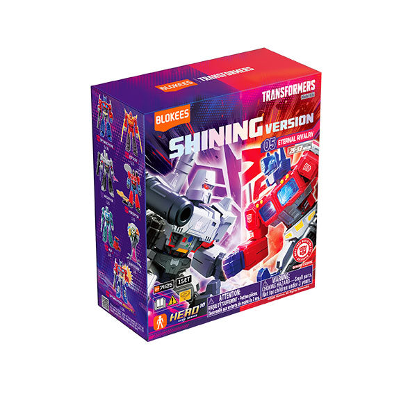 Transformers Blokees: 4-inch Shining Model Kit- SV05 Fated Showdown Box