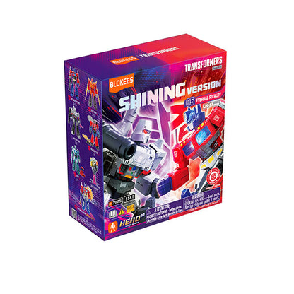 Transformers Blokees: 4-inch Shining Model Kit- SV05 Fated Showdown Box