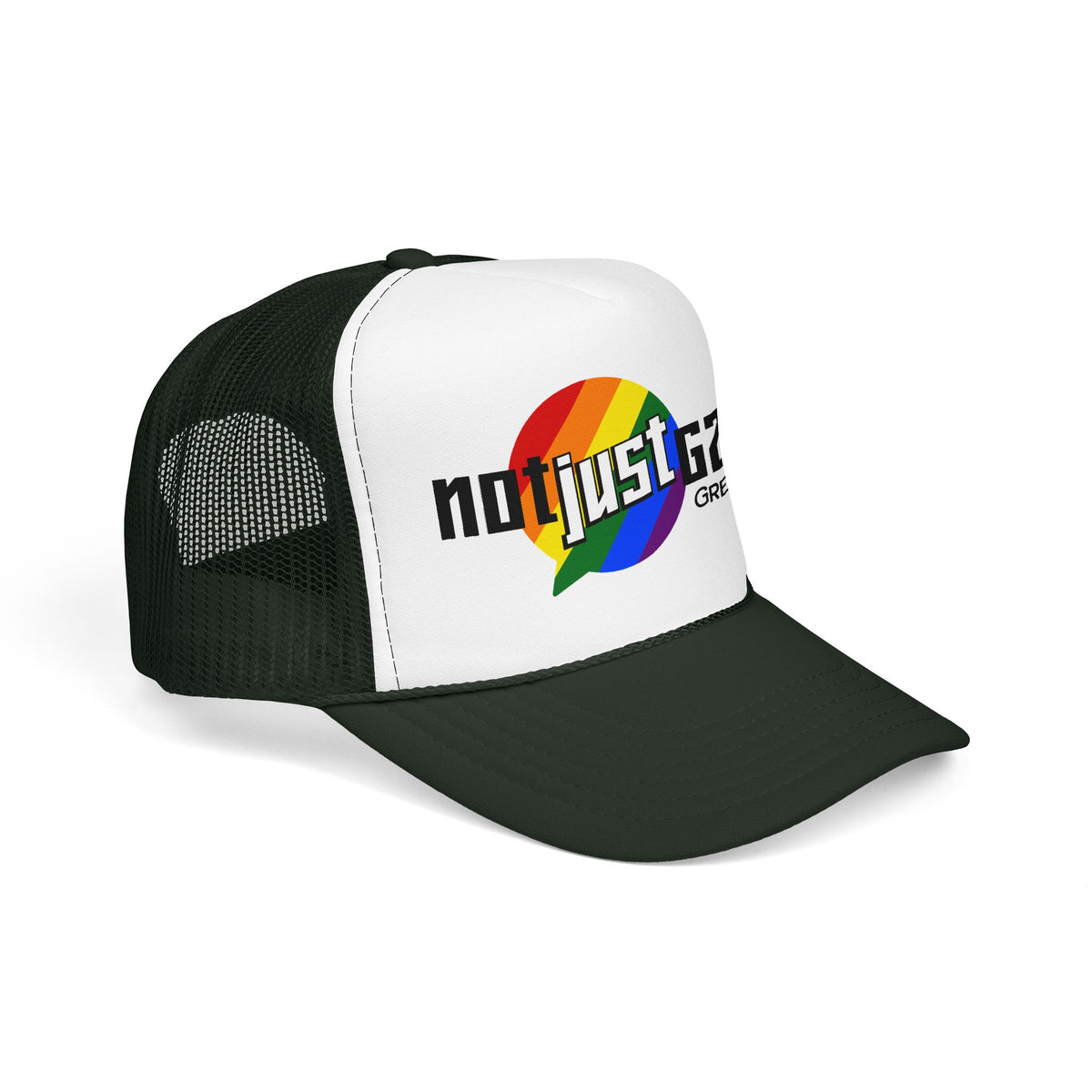 Not Just Gamin' Pride Foam Trucker Hat