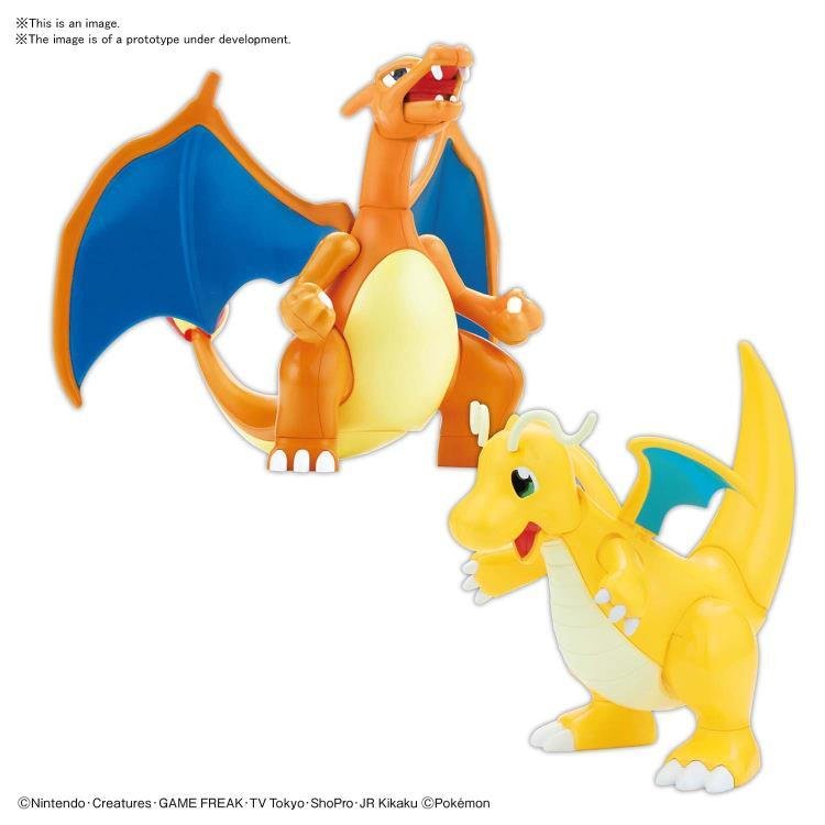 Bandai Pokémon Model Kit Charizard & Dragonite
