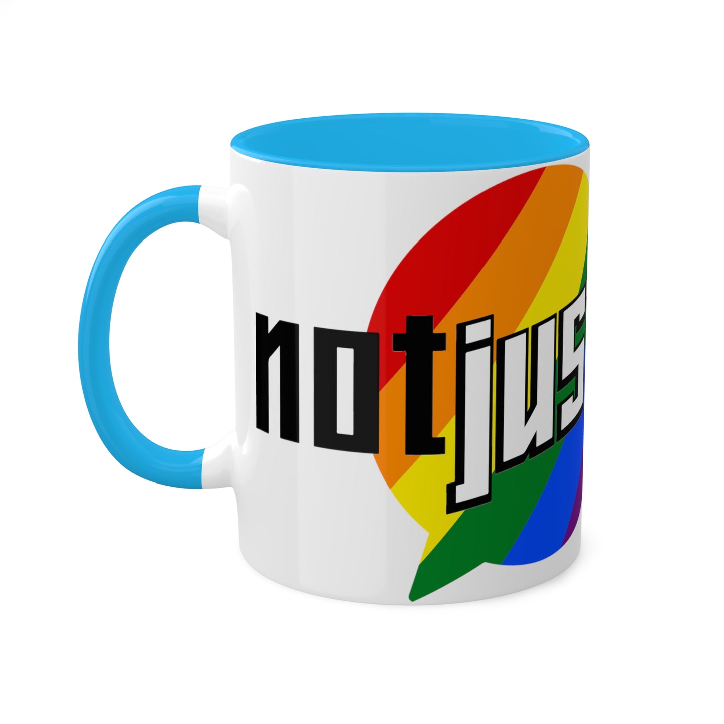 Not Just Gamin' Pride Paint Night Mugs, 11oz