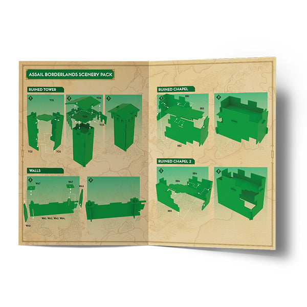 Warcrow: Scenery- Assail Borderlands Scenery Pack