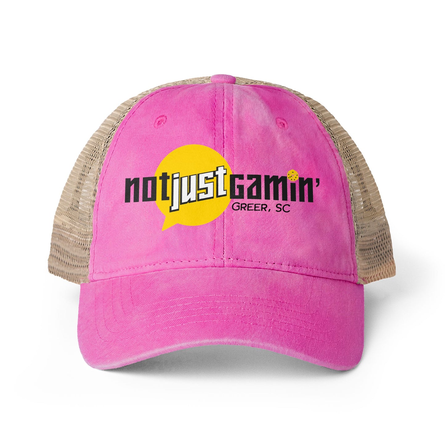 Not Just Gamin' Women's Washed Mesh-Back Cap
