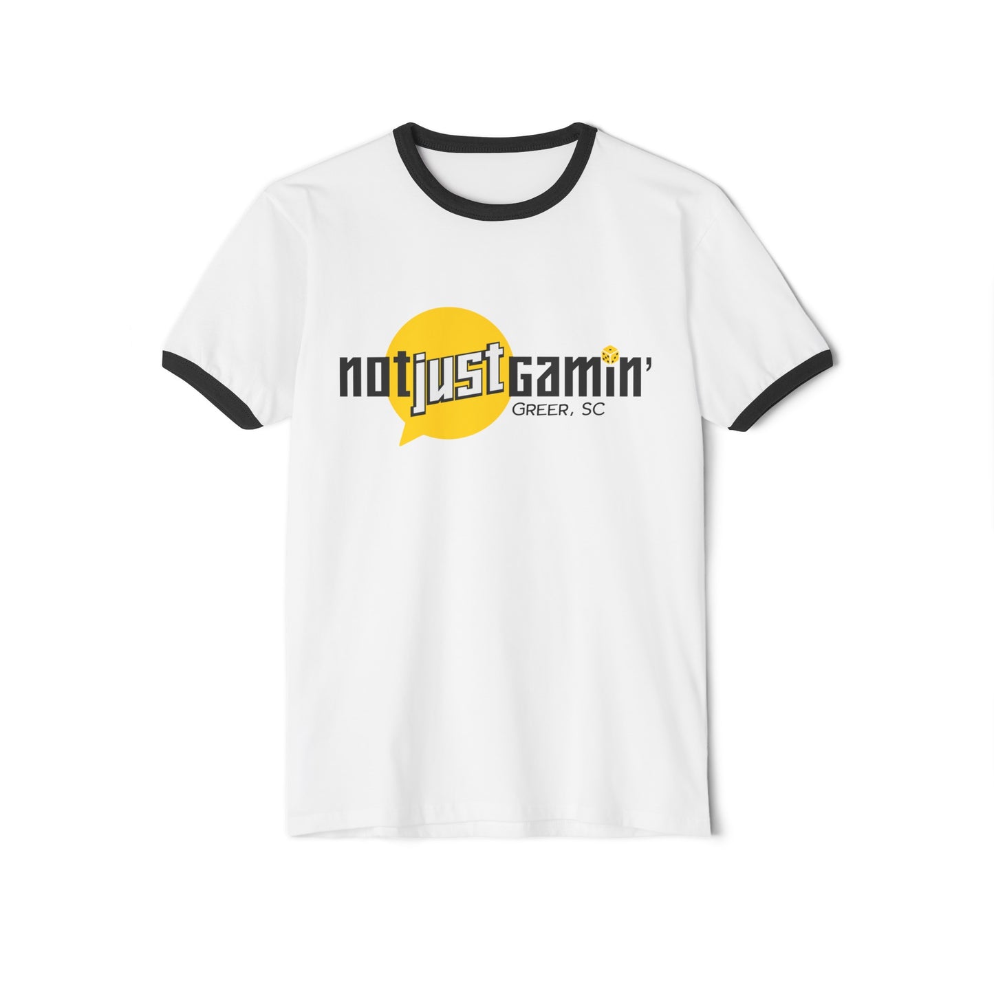 Not Just Gamin' Unisex Cotton Ringer T-Shirt