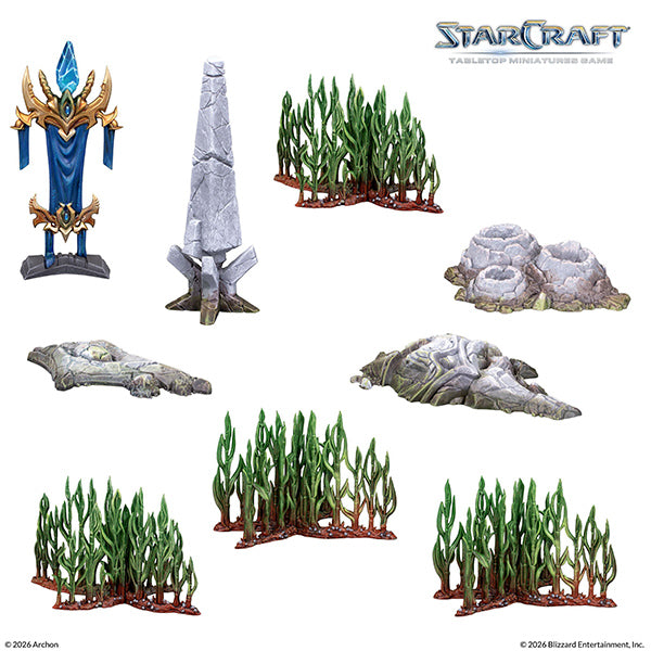 Starcraft Tabletop Miniatures Game: Lost Temple Terrain Expansion Set