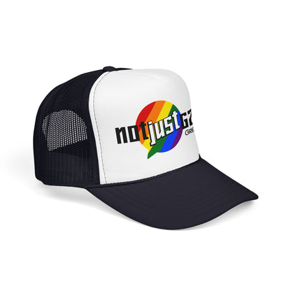 Not Just Gamin' Pride Foam Trucker Hat