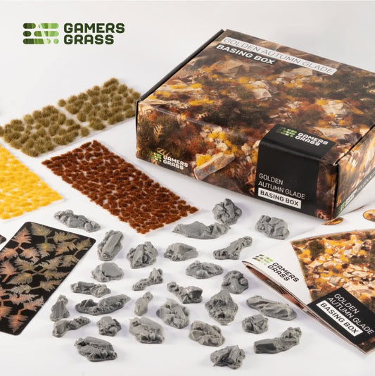 Gamers Grass Golden Autumn Glade Basing Box