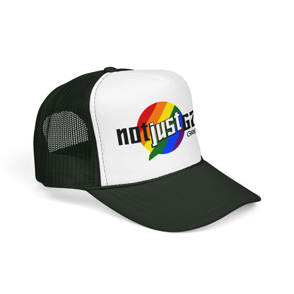 Not Just Gamin' Pride Foam Trucker Hat