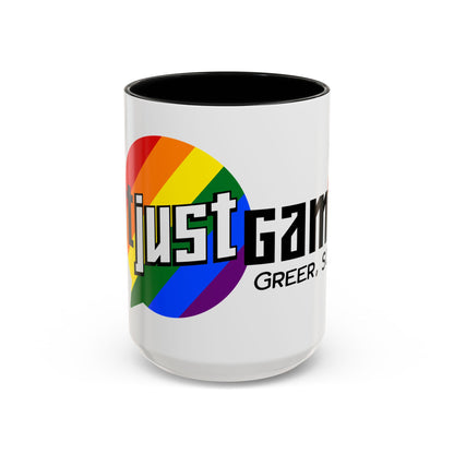 Not Just Gamin' Pride Painting Mug