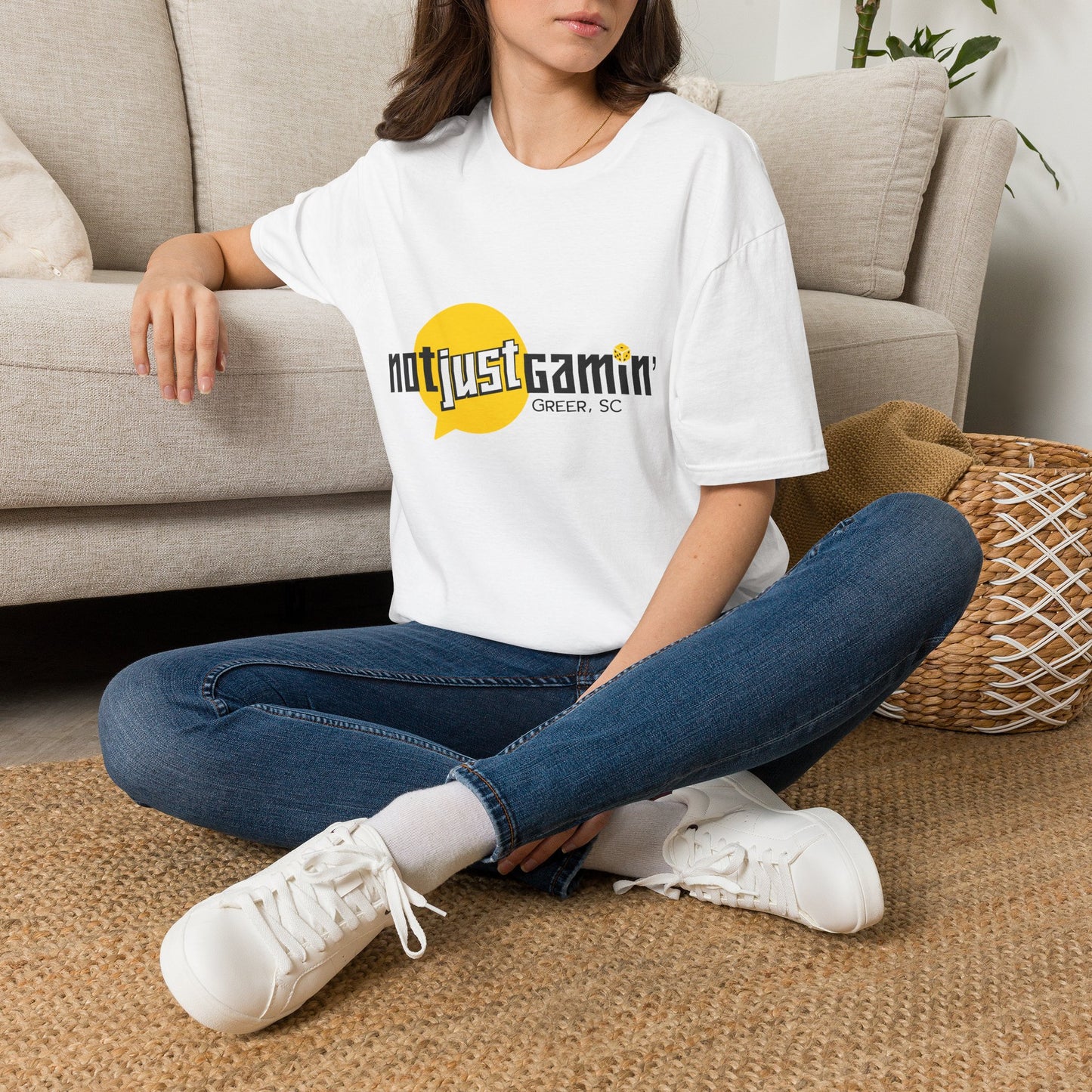 Not Just Gamin' T-Shirt — Greer, SC Retro Gaming Tee