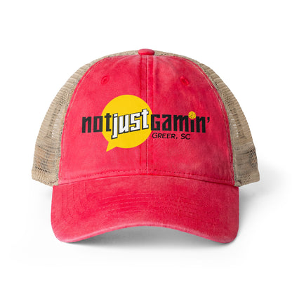 Not Just Gamin' Women's Washed Mesh-Back Cap