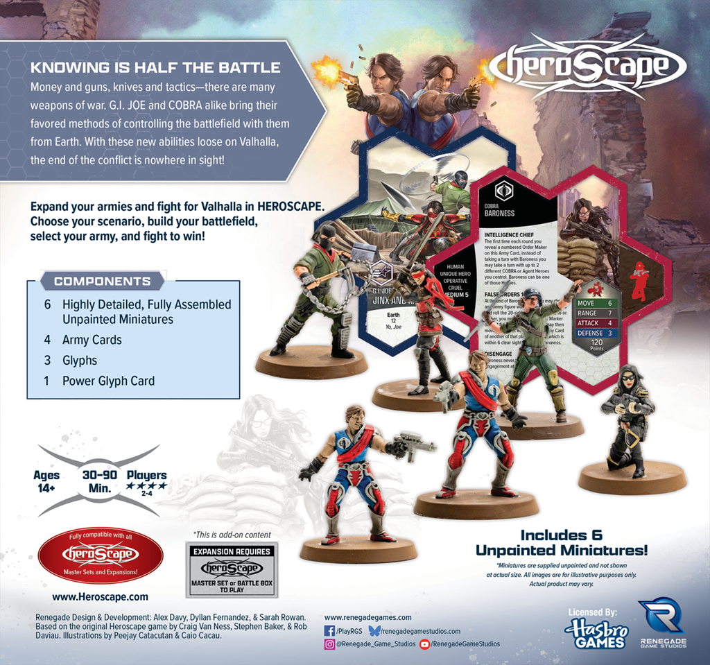 Heroscape:  G.I. JOE HEROSCAPE: STRIKE FORCES ARMY EXPANSION