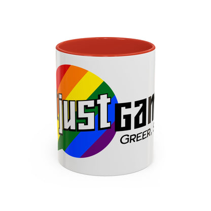 Not Just Gamin' Pride Painting Mug
