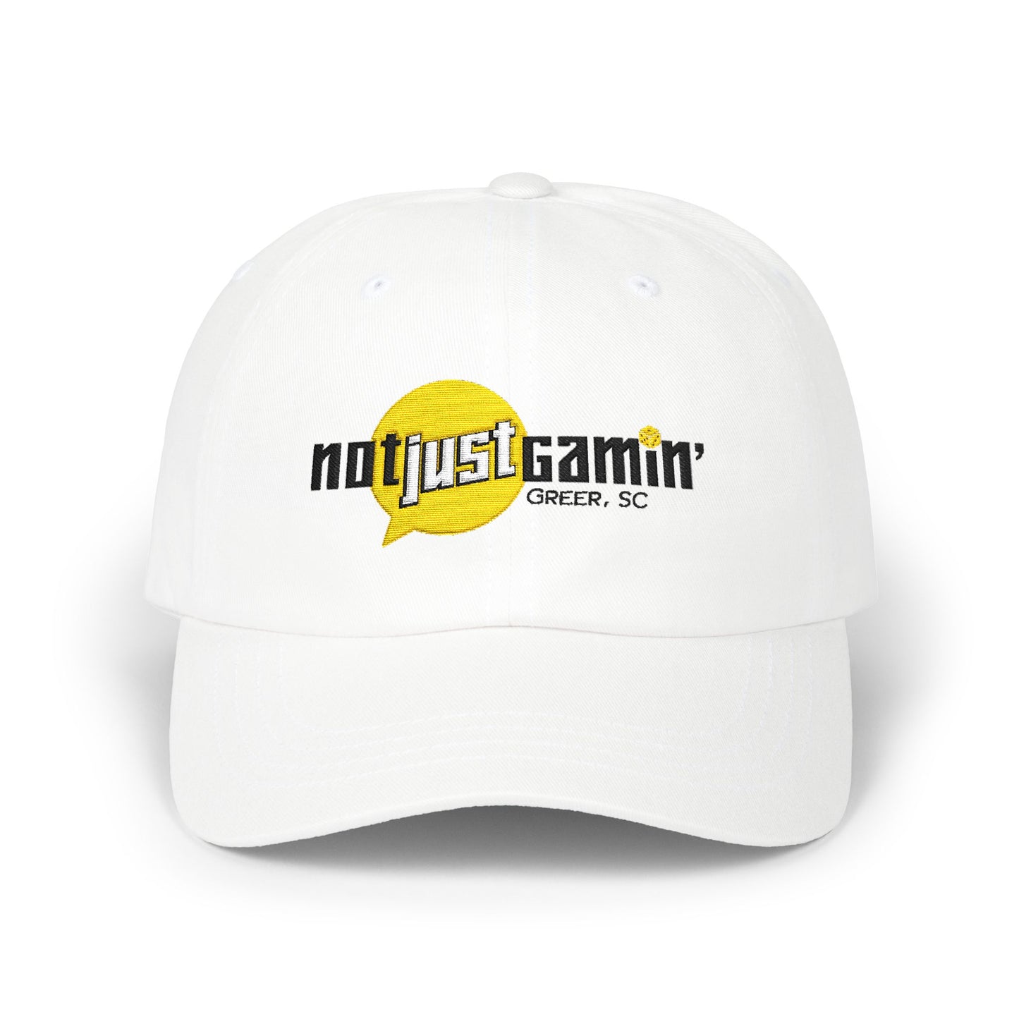 Not Just Gamin' Embroidered Casual Baseball Hat