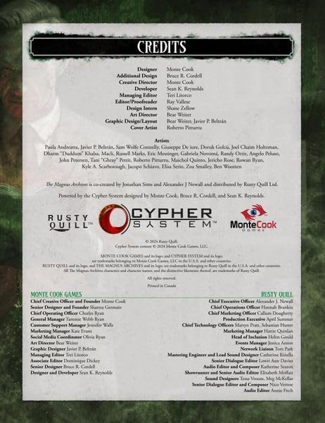 The Magnus Archives RPG: Core Book (Cypher System)