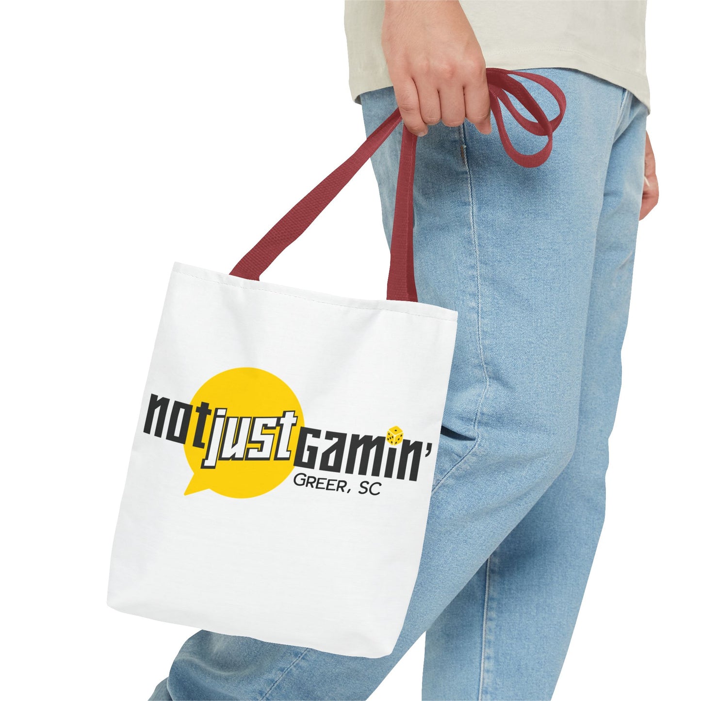 Not Just Gamin' Tote Bags