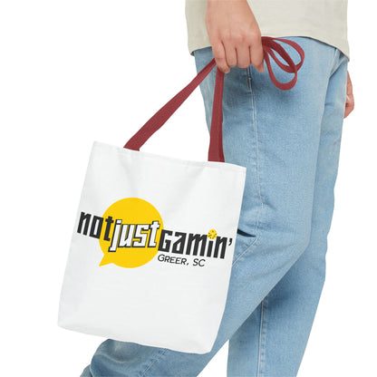 Not Just Gamin' Tote Bags