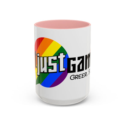 Not Just Gamin' Pride Painting Mug