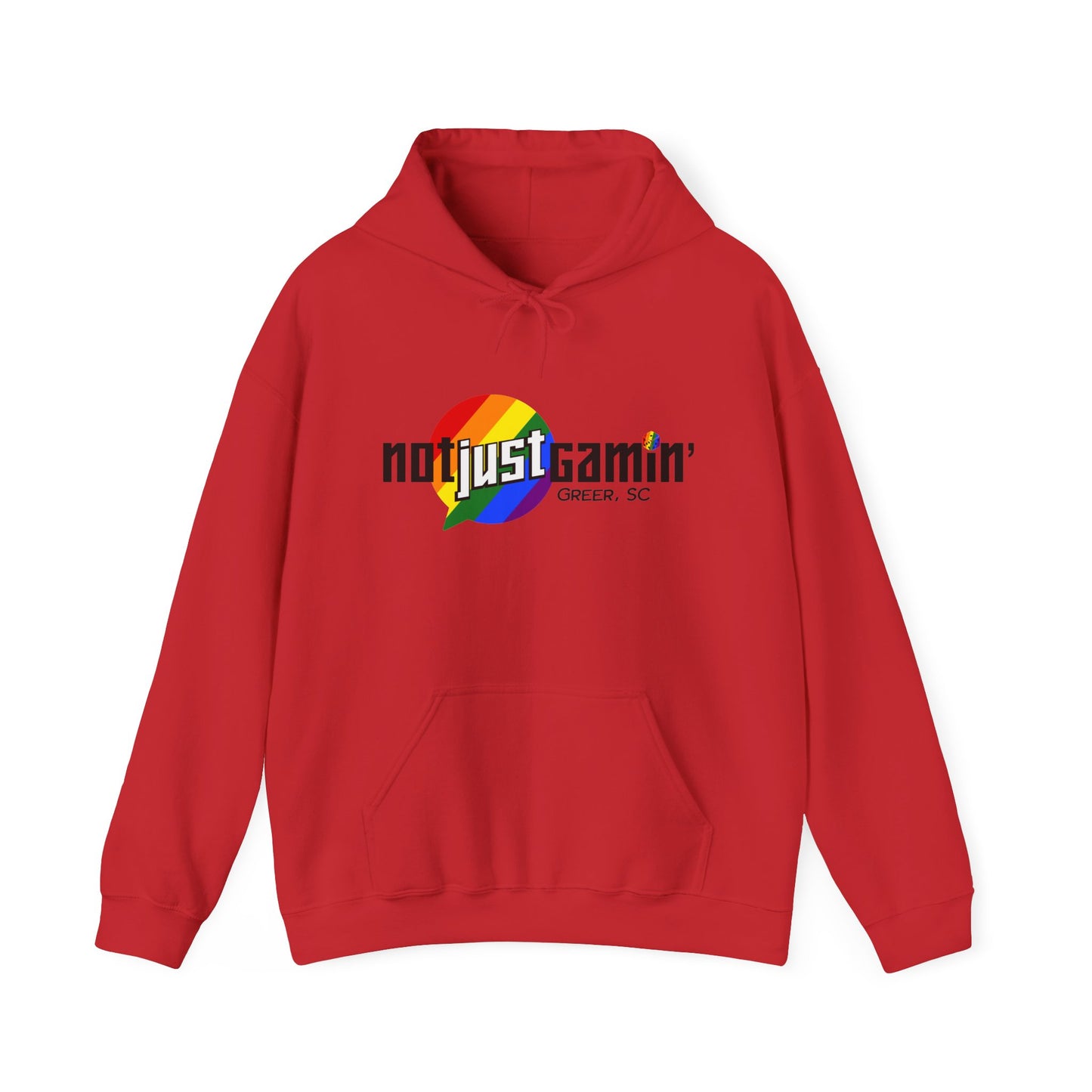 Not Just Gamin' Pride Unisex Heavy Blend™ Hooded Sweatshirt
