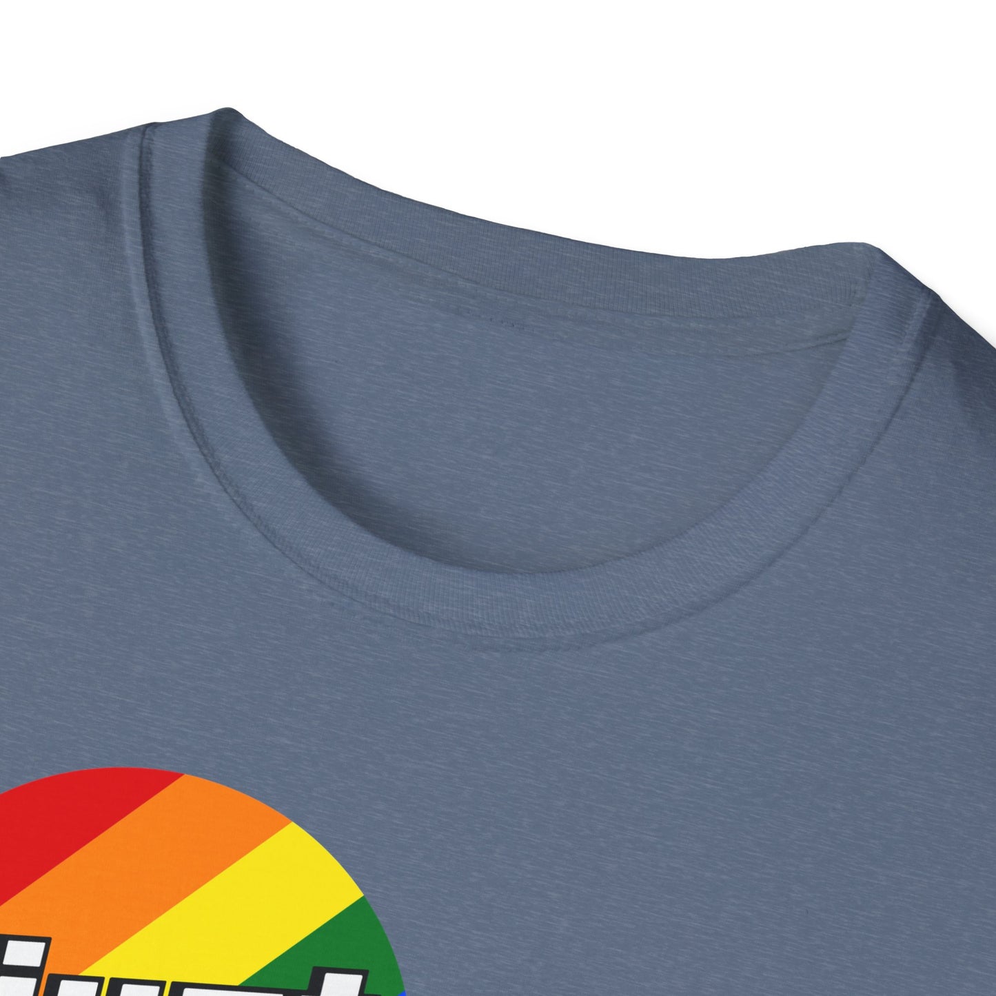 Not Just Gamin' Pride Unisex Softstyle T-Shirt