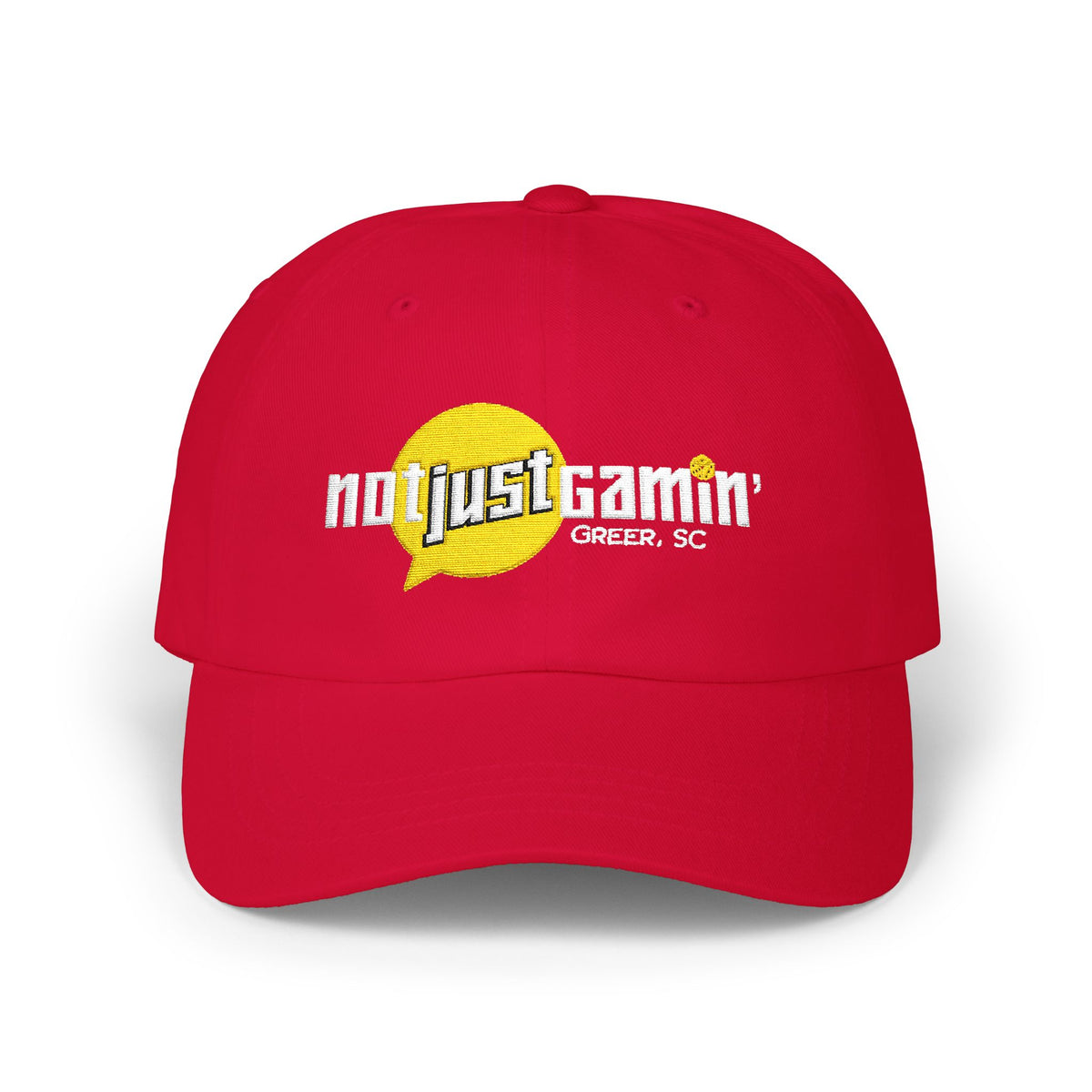 Not Just Gamin' Embroidered Casual Baseball Hat