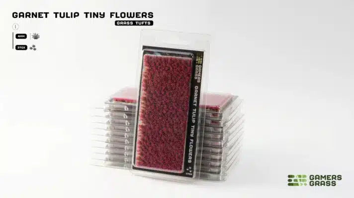 Gamers Grass: Garnet Tulip Tiny Flowers
