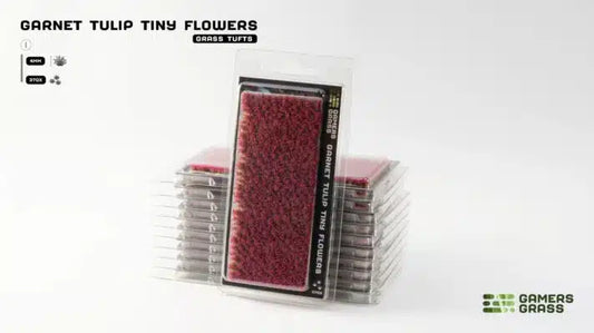Gamers Grass: Garnet Tulip Tiny Flowers