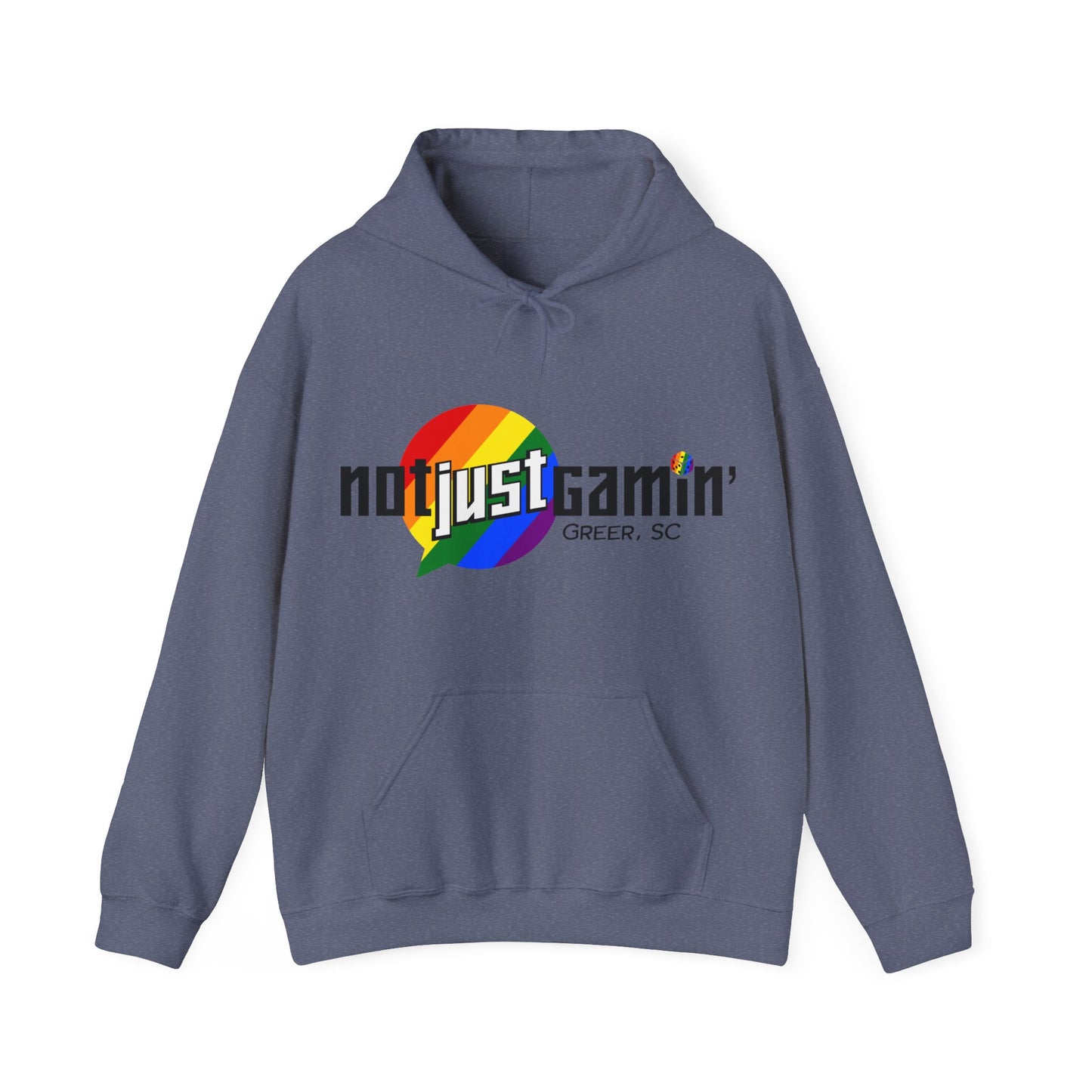 Not Just Gamin' Pride Unisex Heavy Blend™ Hooded Sweatshirt