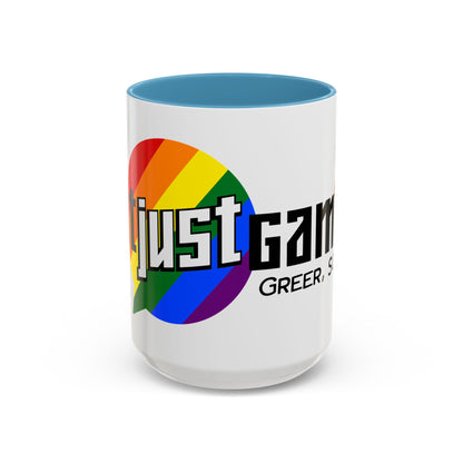 Not Just Gamin' Pride Painting Mug