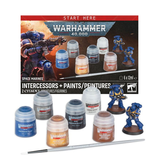 Warhammer 40K - Space Marines Intercessors Paint Set