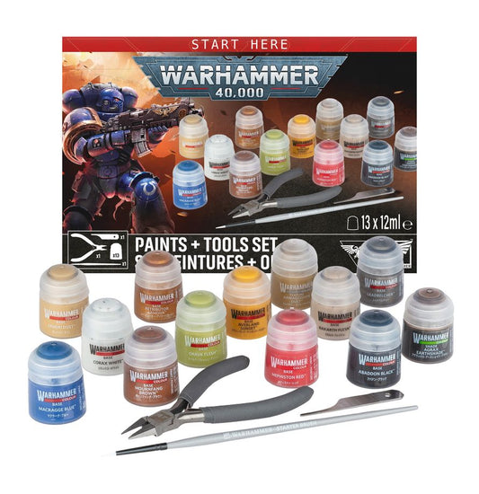 Warhammer 40K - Paints and Tools Set (2026)