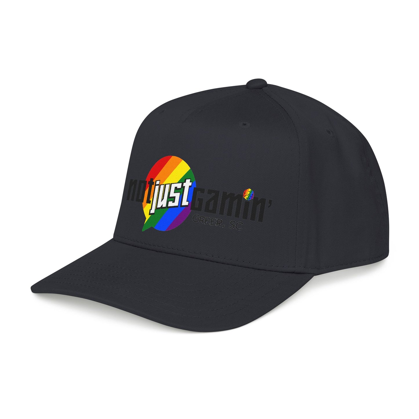 Not Just Gamín' Pride Baseball Cap