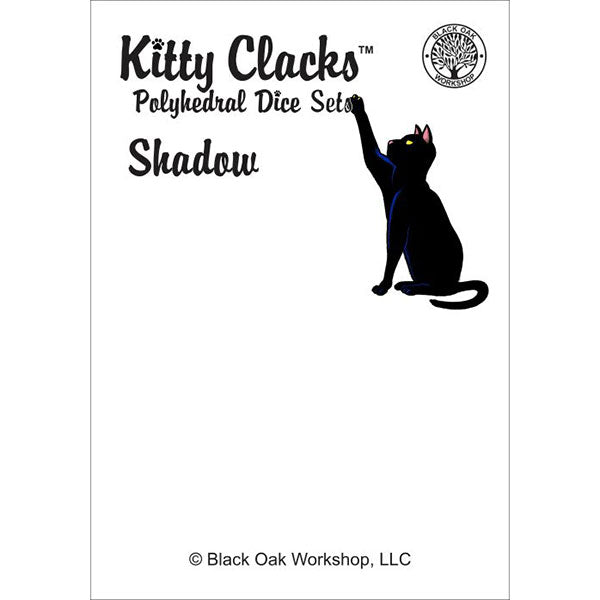 Kitty Clacks: 7-Die Set Shadow Cat