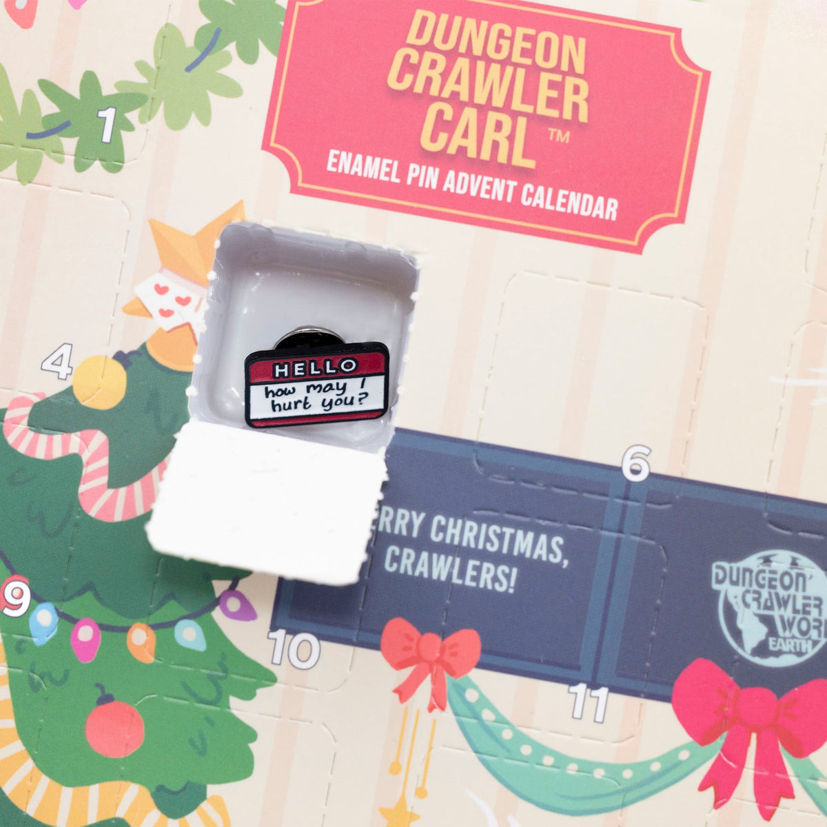 DUNGEON CRAWLER CARL ENAMEL PIN ADVENT CALENDAR