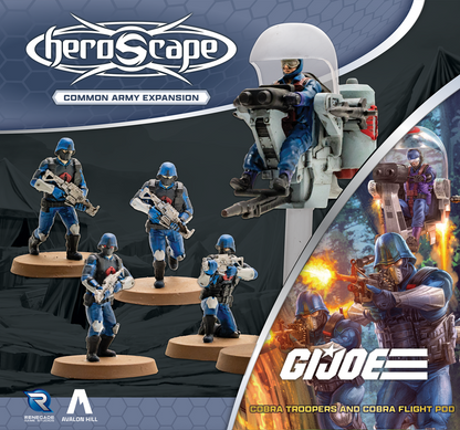 Heroscape: G.I. JOE HEROSCAPE: COBRA TROOPERS AND COBRA FLIGHT POD ARMY EXPANSION
