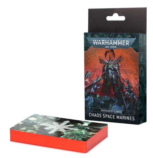 40K - Chaos Space Marines, Datasheet Cards