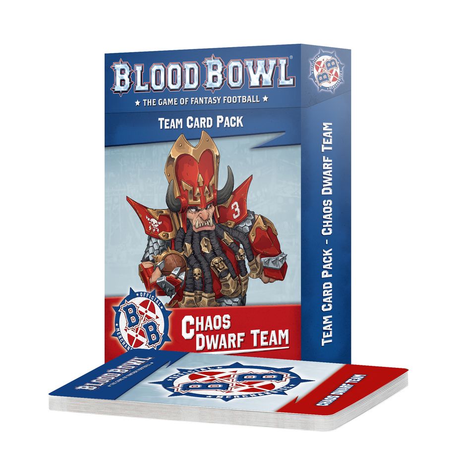 Blood Bowl - Chaos Dwarf Cards